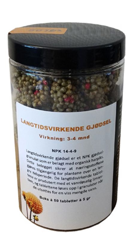 Langtidsvirkende gjødsel, 50 tabletter