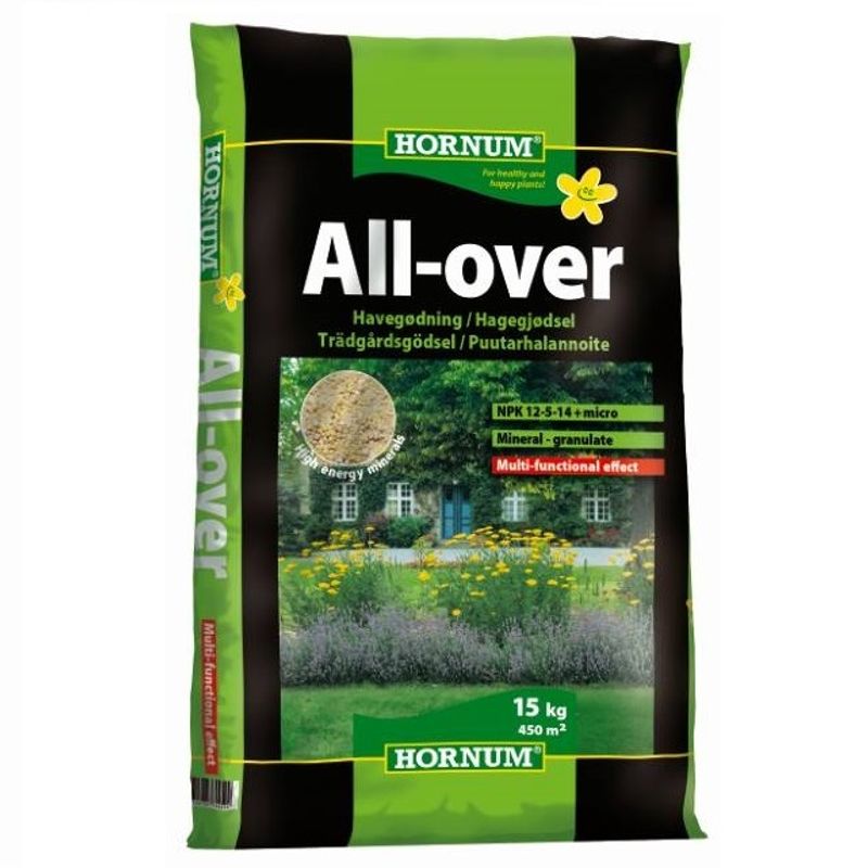 All-over gjødsel 15 kg, Hornum