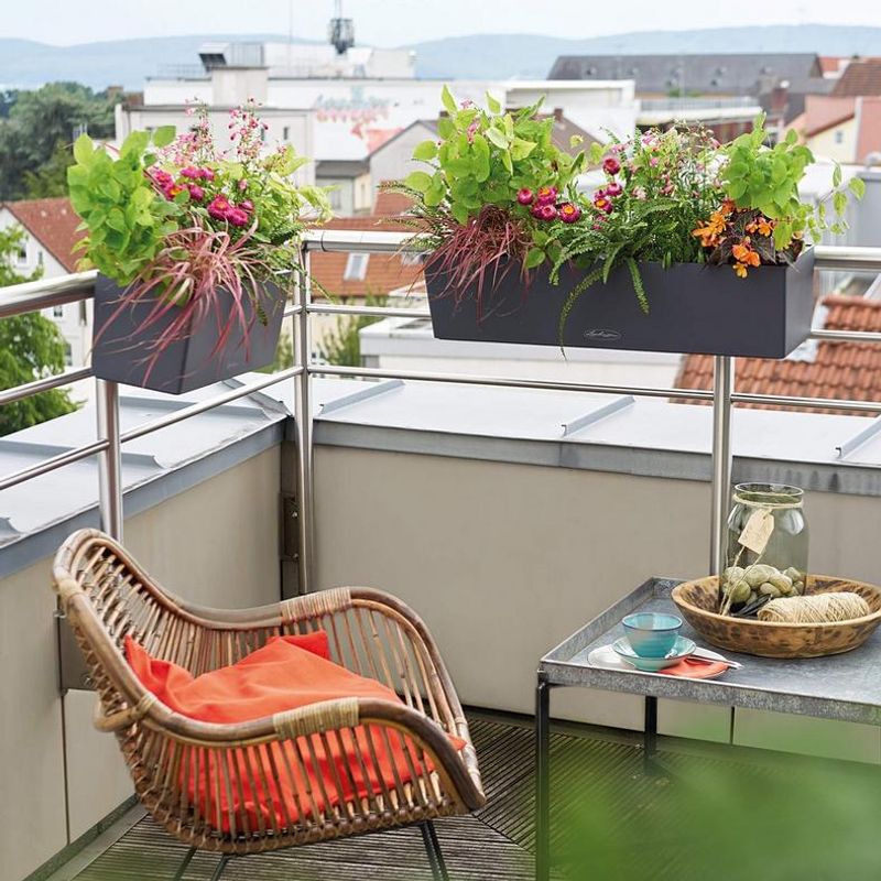 Balconera Color 50 'Pastel Green', Lechuza Balkongkasse