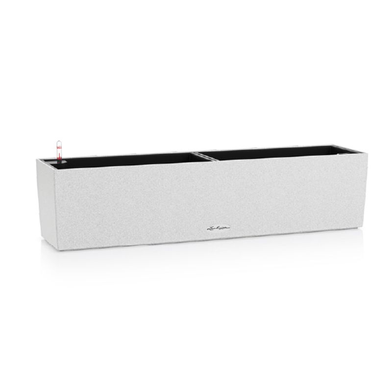 Balconera Stone 80 'Quartz White', Lechuza Balkongkasse