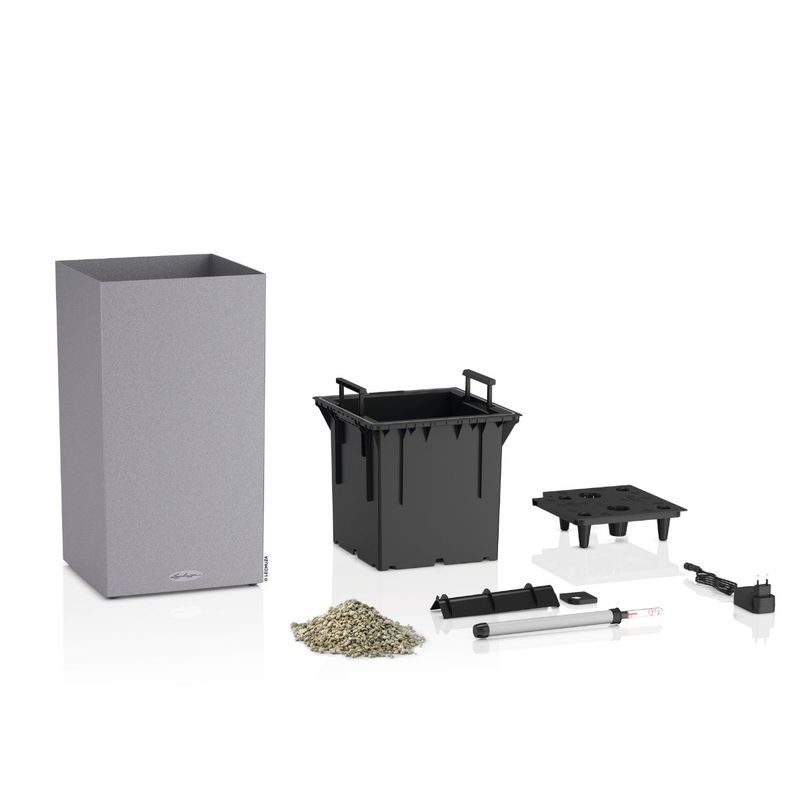Canto Stone 30 High LED, Lechuza Blomsterpotte