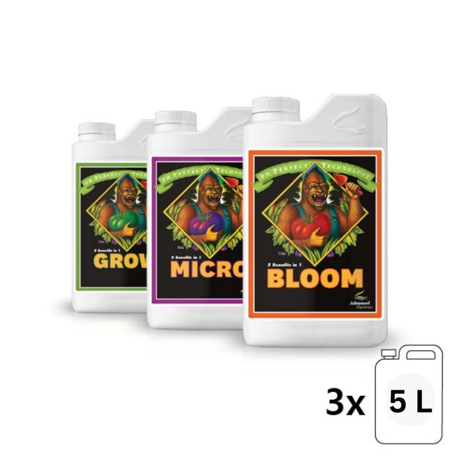 Hovedbilde pH Perfect Basic 3 x 5 liter, Advanced Nutrients